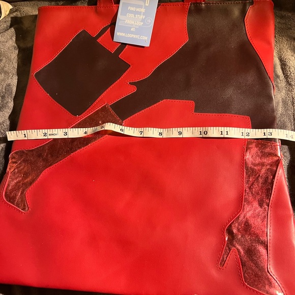 Transversion Red and Black tote - Picture 2 of 3